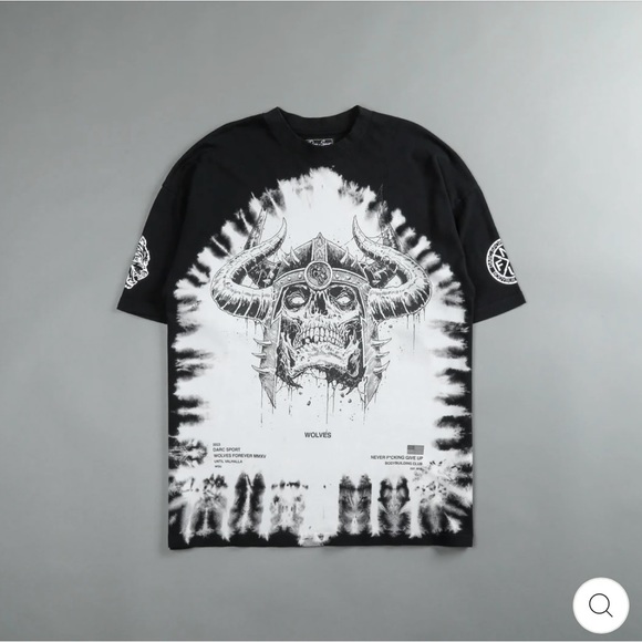 DARC SPORT UNTIL VALHALLA PT.2 “BERSERK” BLACK SHATTER SHIRT-MEDIUM - Picture 2 of 6